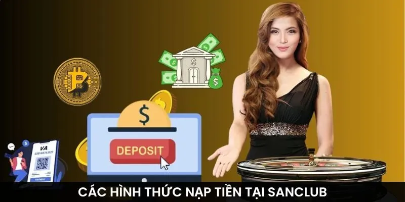 Các hình thức nạp tiền tại SanClub