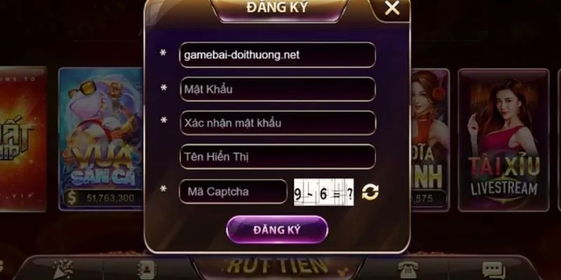 Điền thông tin đăng ký SANCLUB